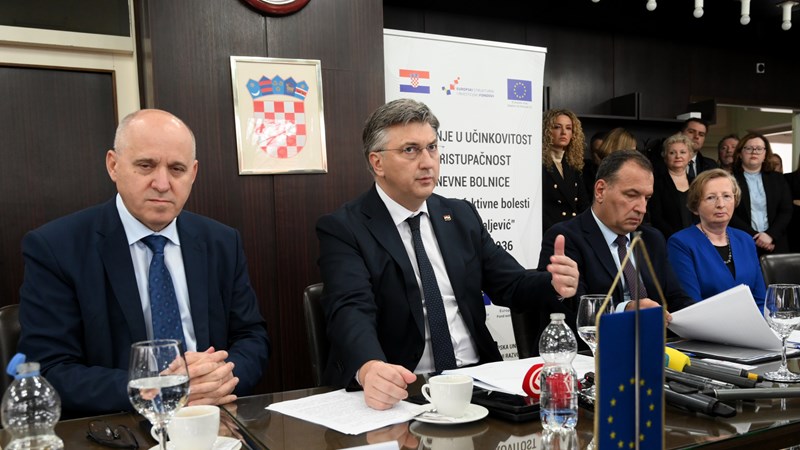 Plenković: Investicije u zdravstvenu infrastrukturu u Zagrebu 700 milijuna eura